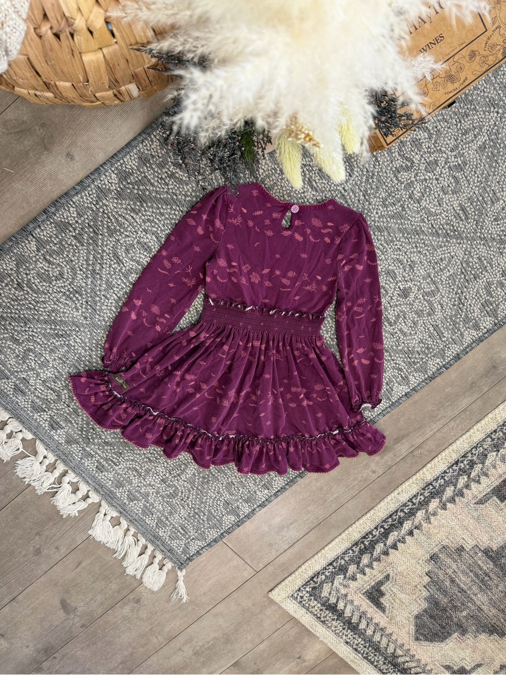 Matilda Jane Girls Choose your own path Apple Cider Dress Size 4 Autumn Fall - Picture 6 of 16